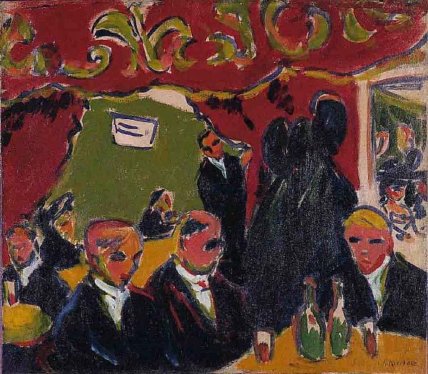 Tavern,, Ernst Ludwig Kirchner